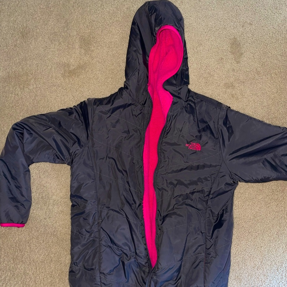 The North Face winter jacket.
